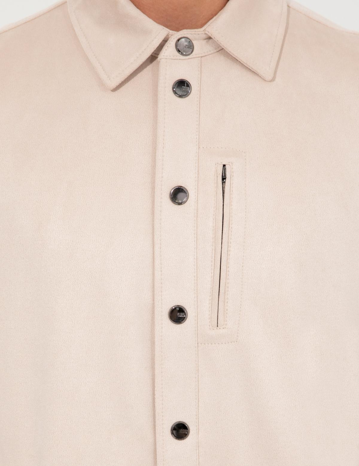 Bej Deri Ceket - 50262408036