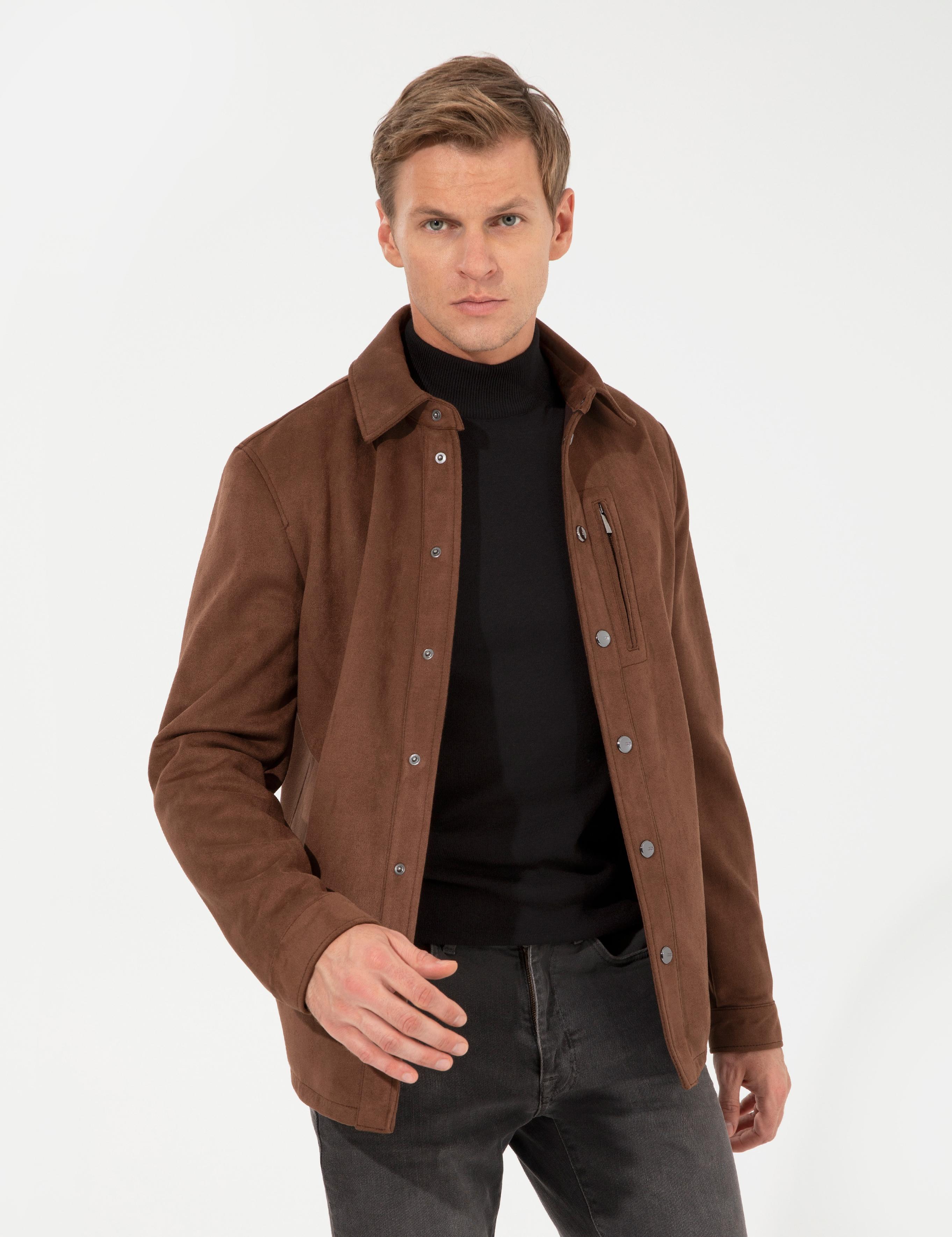 Kahverengi Deri Ceket