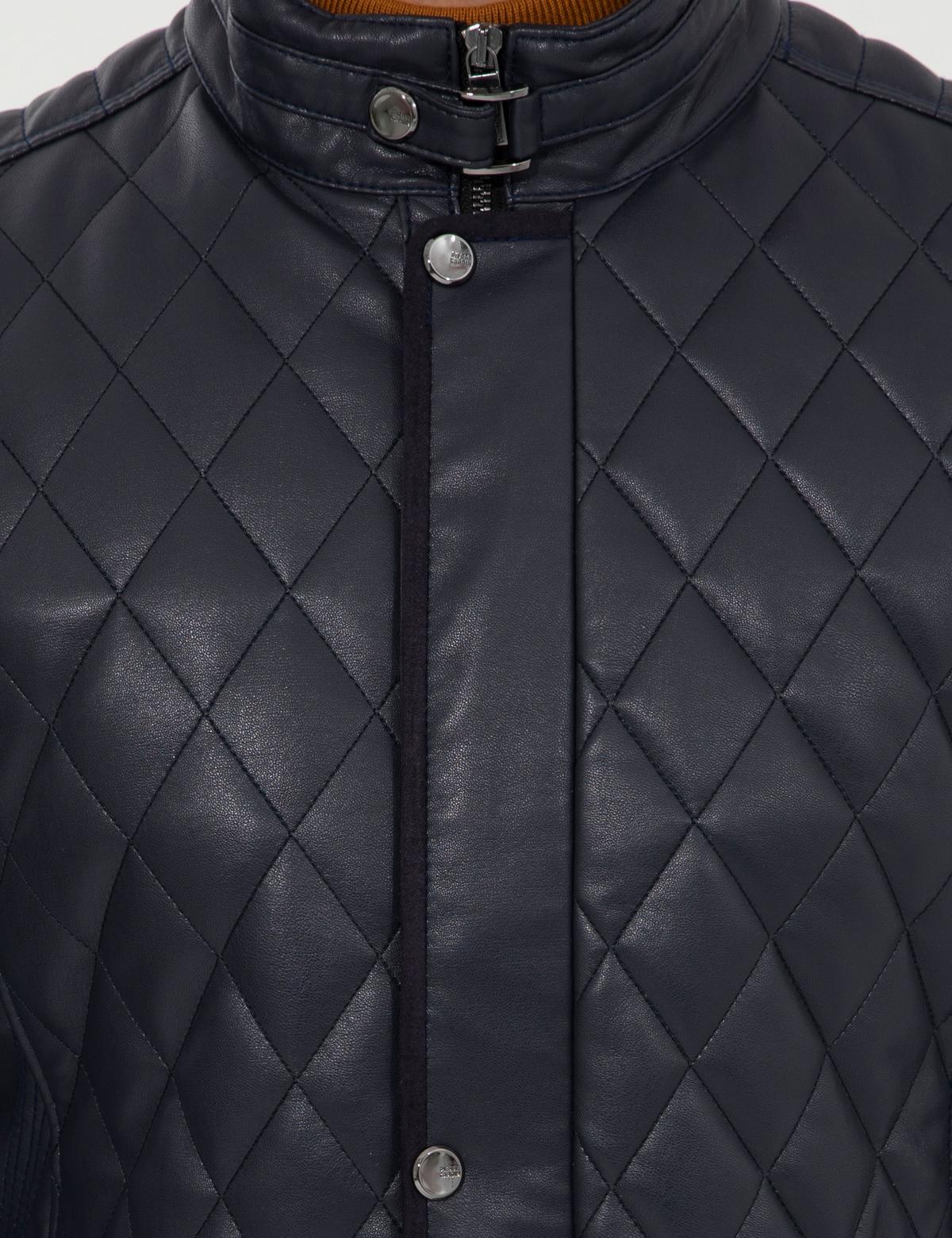 Lacivert Deri Ceket - 50262424020