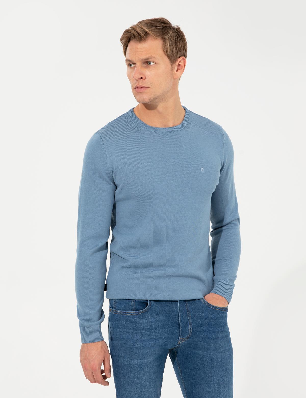 Mavi Slim Fit Bisiklet Yaka Basic Triko Kazak - 50257290038