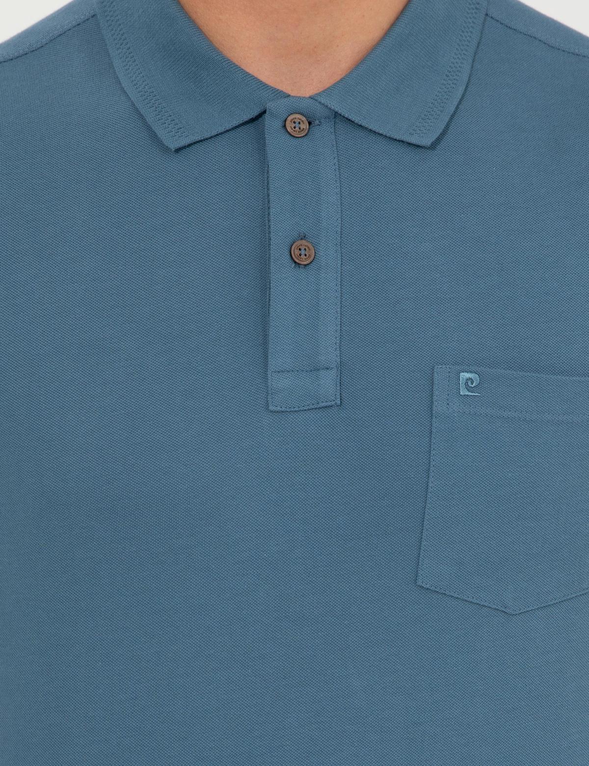 Koyu Mint Regular Fit Polo Yaka Basic Tişört - 50250209089