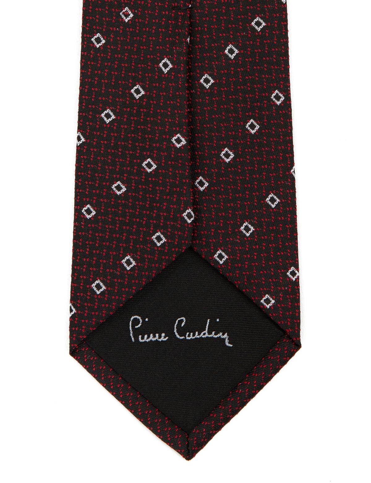 Bordo 3'lü Kravat Mendil Set - 50244736003