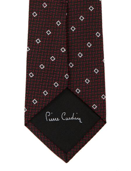 Bordo 3'lü Kravat Mendil Set - 50244736003