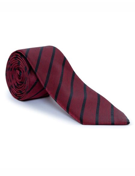 Kırmızı 3'lü Kravat Mendil Set - 50252880003