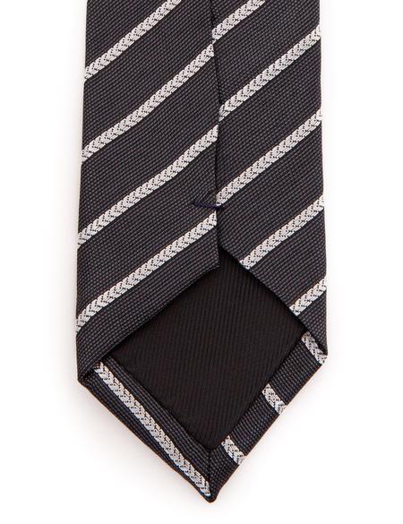 Siyah 3'lü Kravat-Mendil-Kravat İğnesi Set - 50252880001