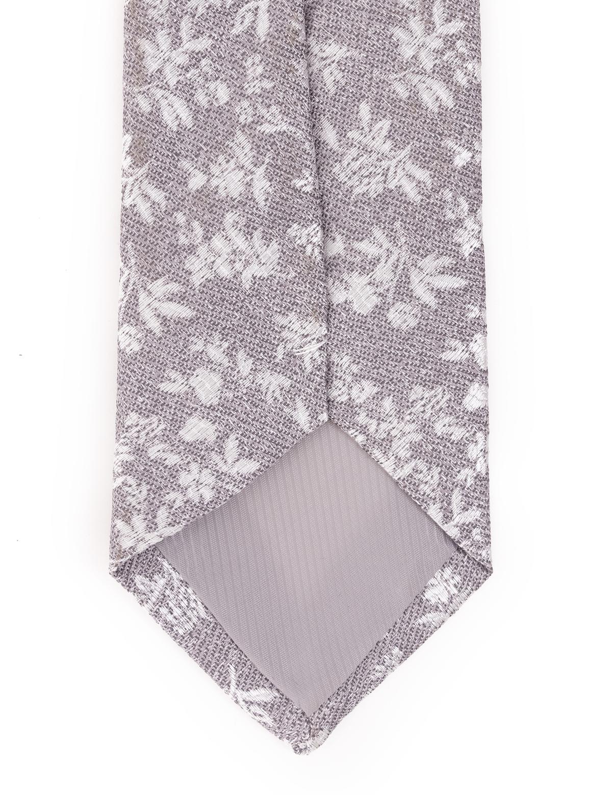 Gri 3'lü Kravat Mendil Set - 50258884001