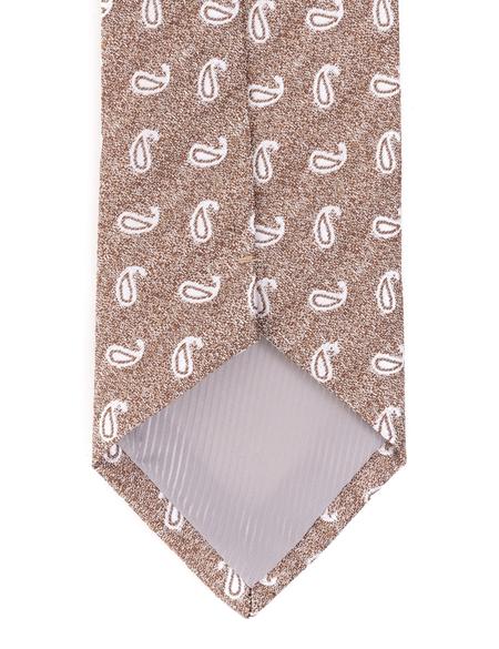 Kahverengi 3'lü Kravat Mendil Set - 50258889002