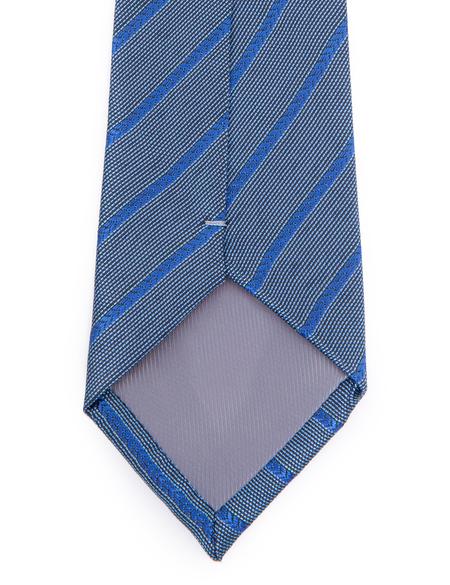 Mavi 3'lü Kravat-Mendil-Kravat İğnesi Set - 50252880002