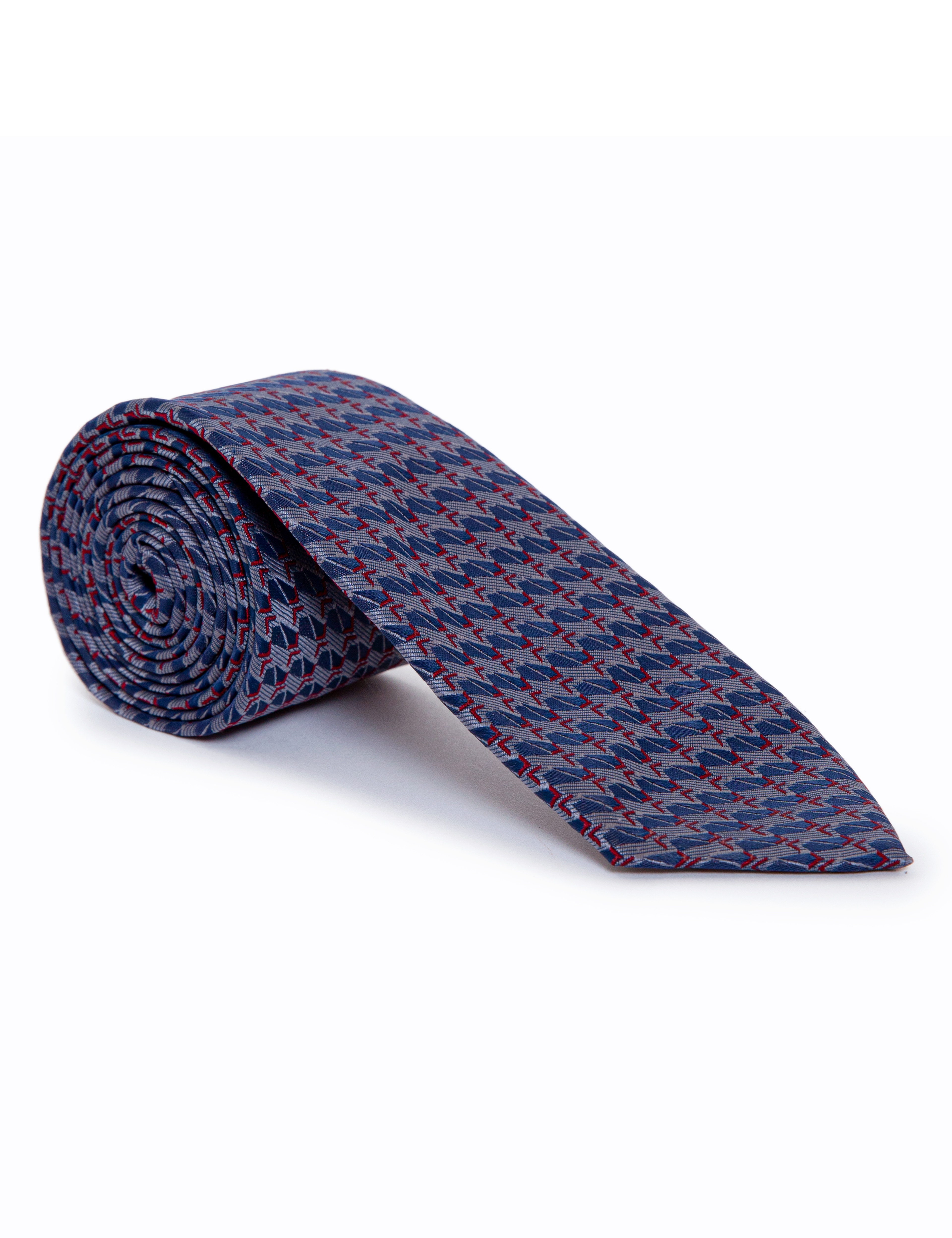 Bordo 3'lü Kravat-Mendil-Kravat İğnesi Set - Image 2