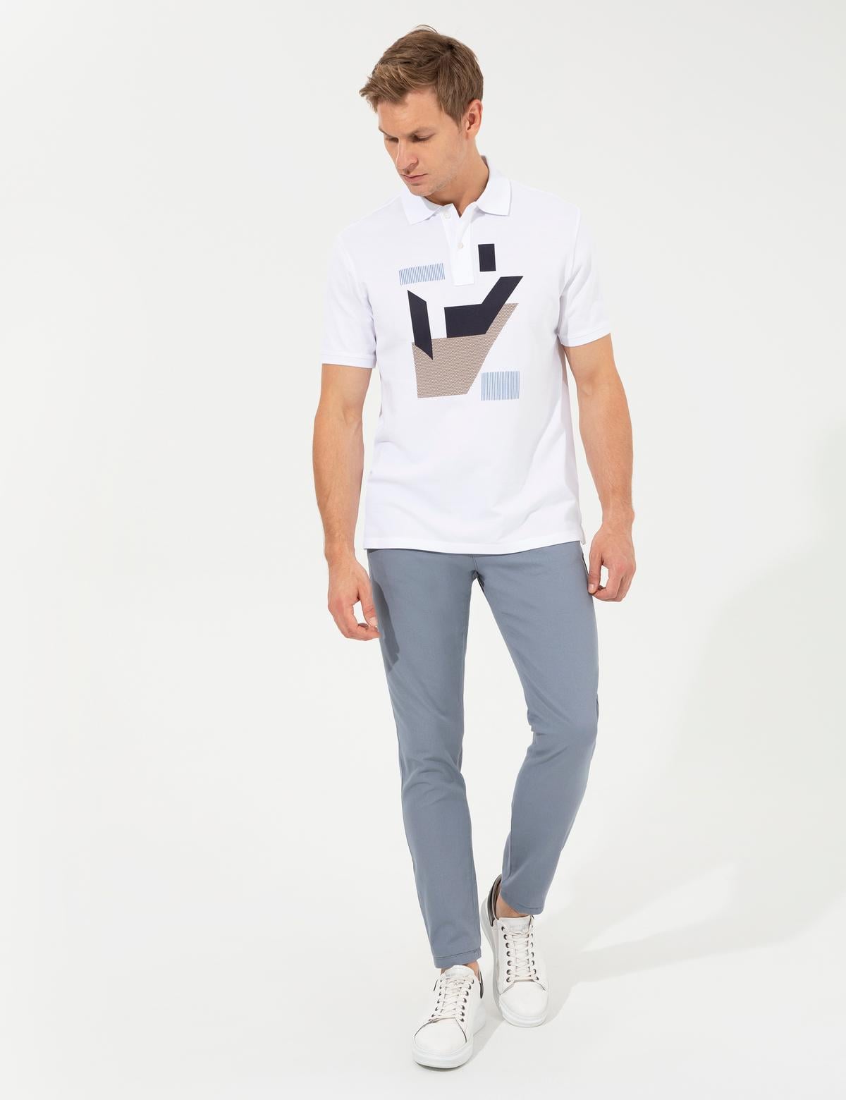 Mavi Slim Fit Kanvas Pantolon