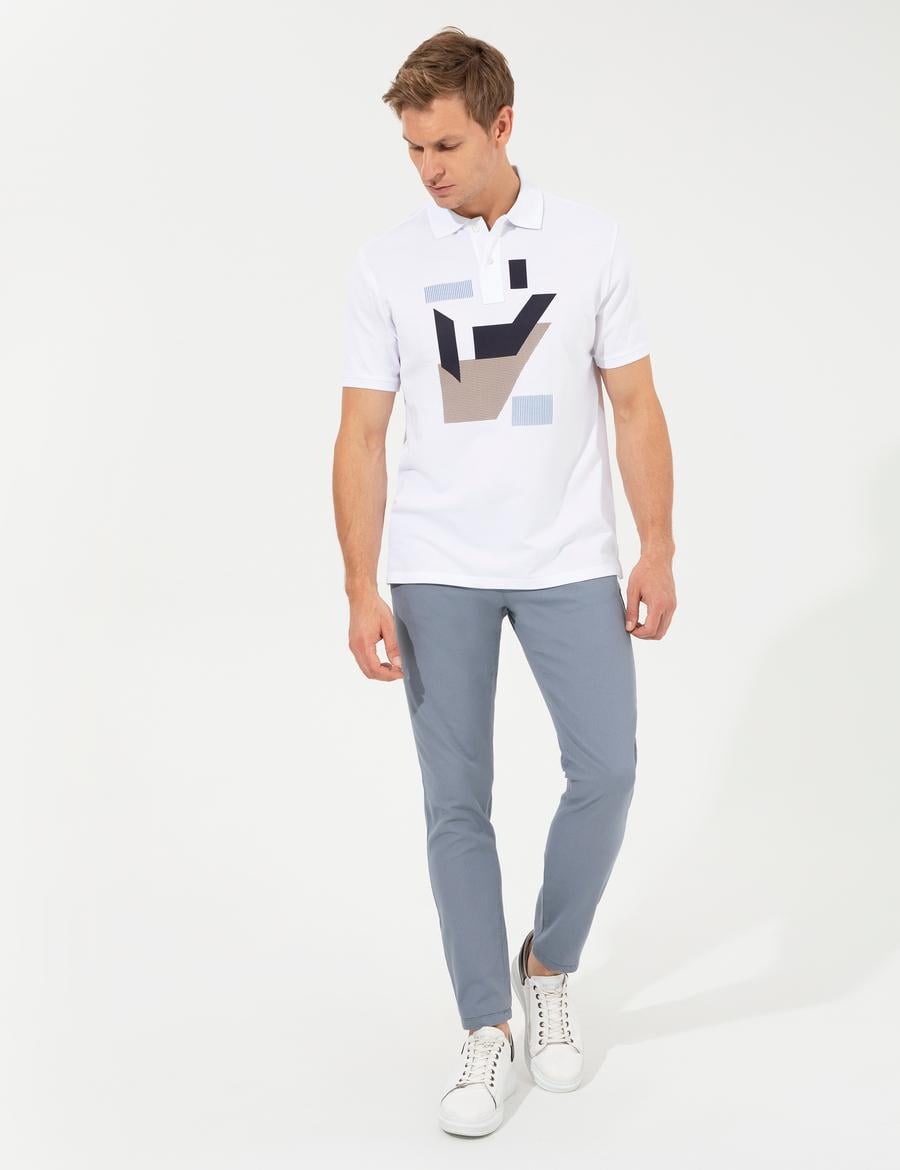 Mavi Slim Fit Kanvas Pantolon