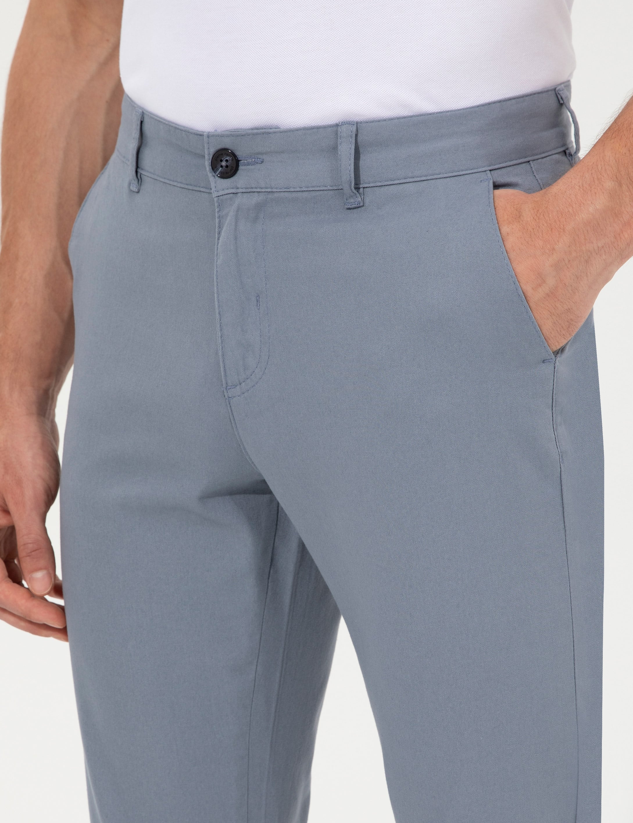 Mavi Slim Fit Kanvas Pantolon - Image 6