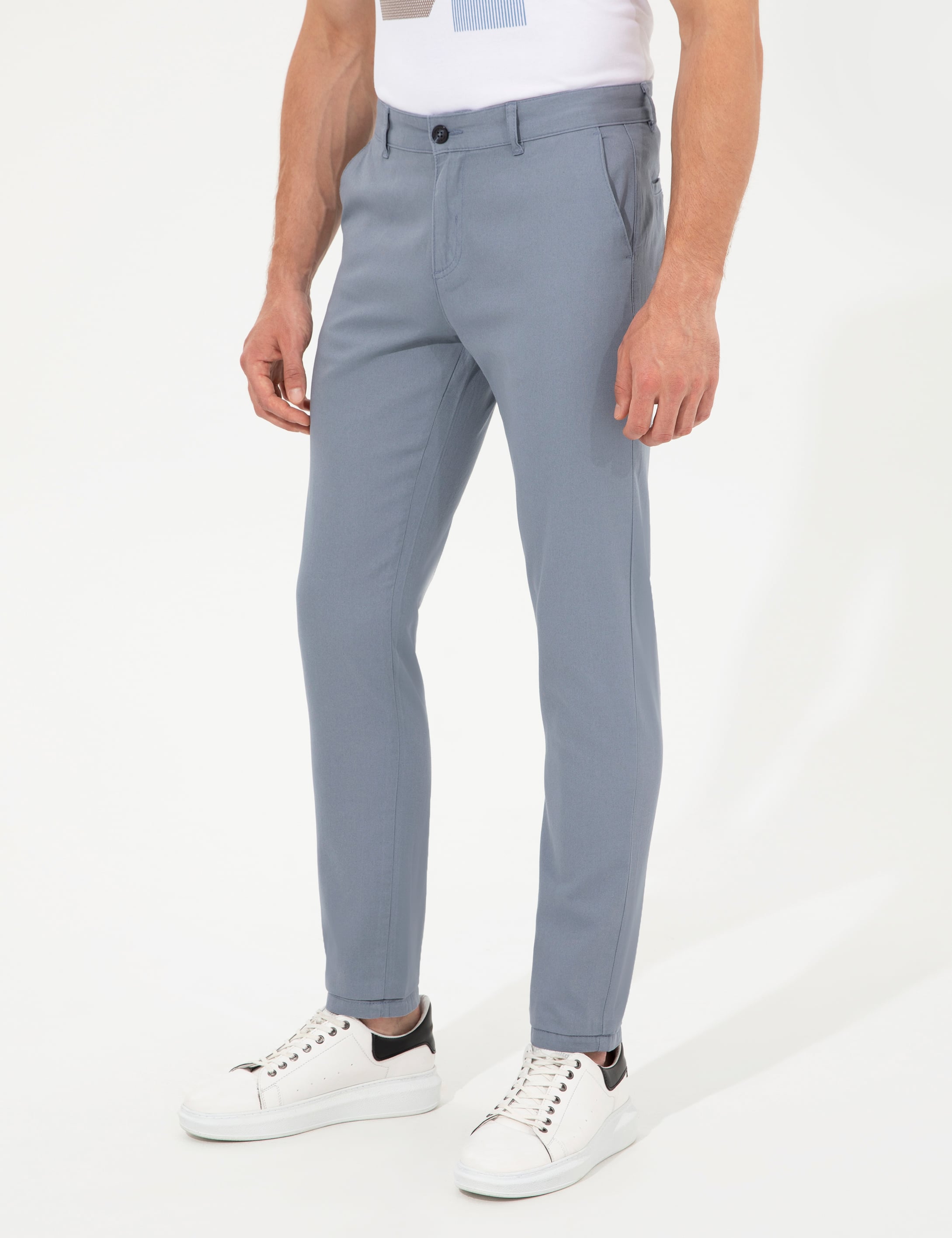 Mavi Slim Fit Kanvas Pantolon - Image 2