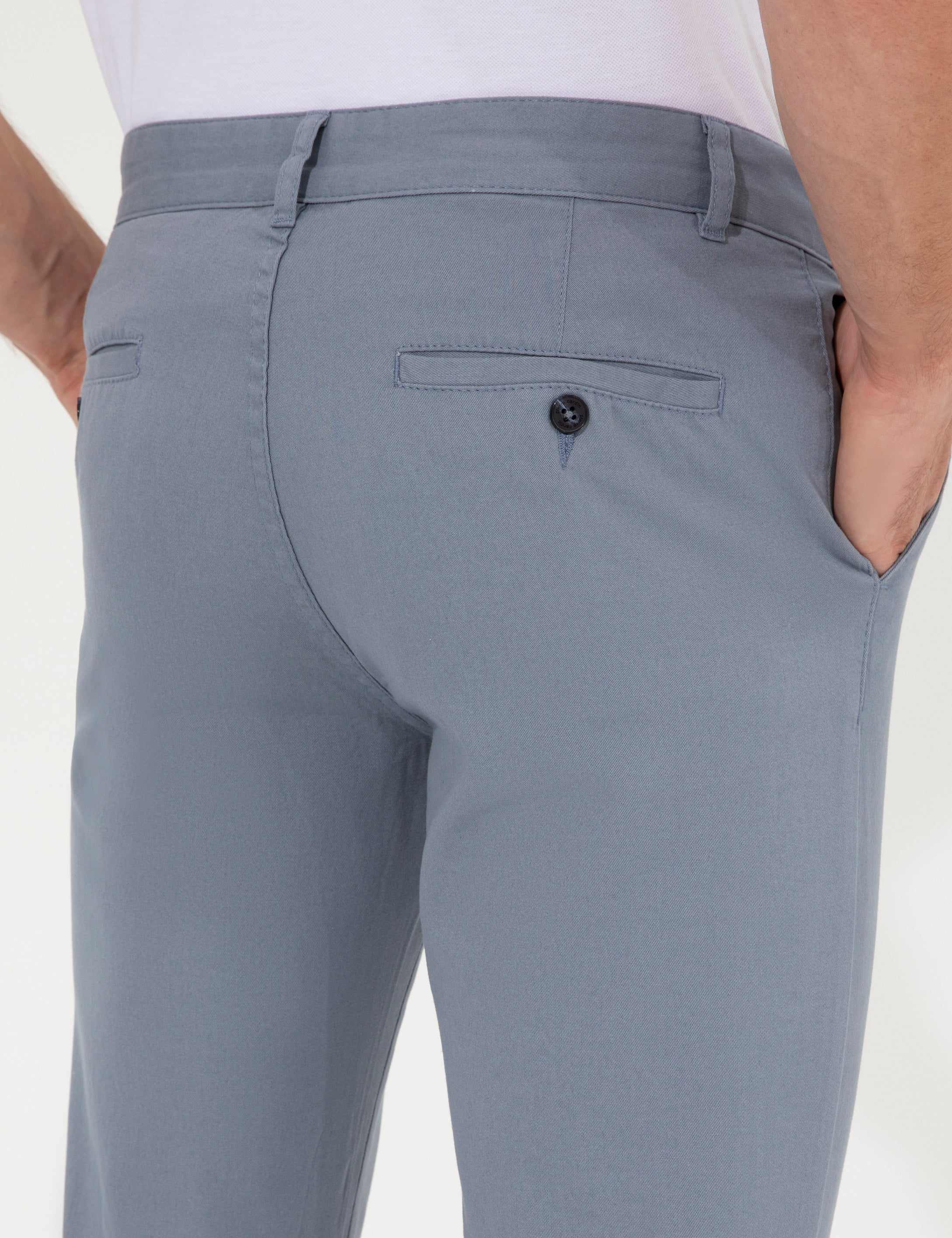 Mavi Slim Fit Kanvas Pantolon - Image 7