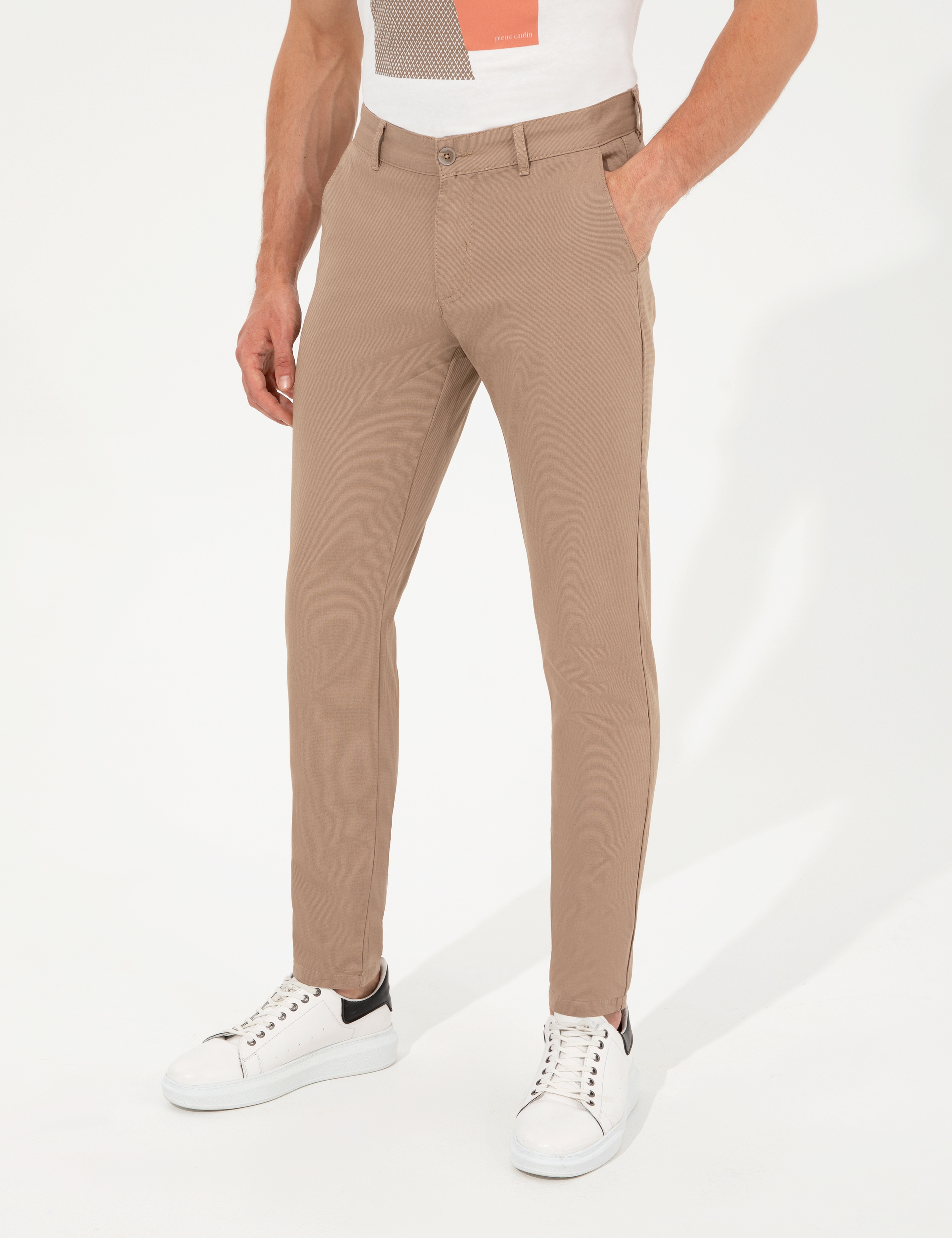 Vizon Slim Fit Kanvas Pantolon - Image 2