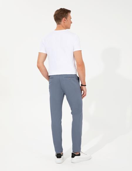 Koyu Mavi Slim Fit Kanvas Pantolon - 50259228111