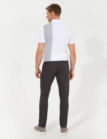 Antrasit Slim Fit Kanvas Pantolon - 50259252034
