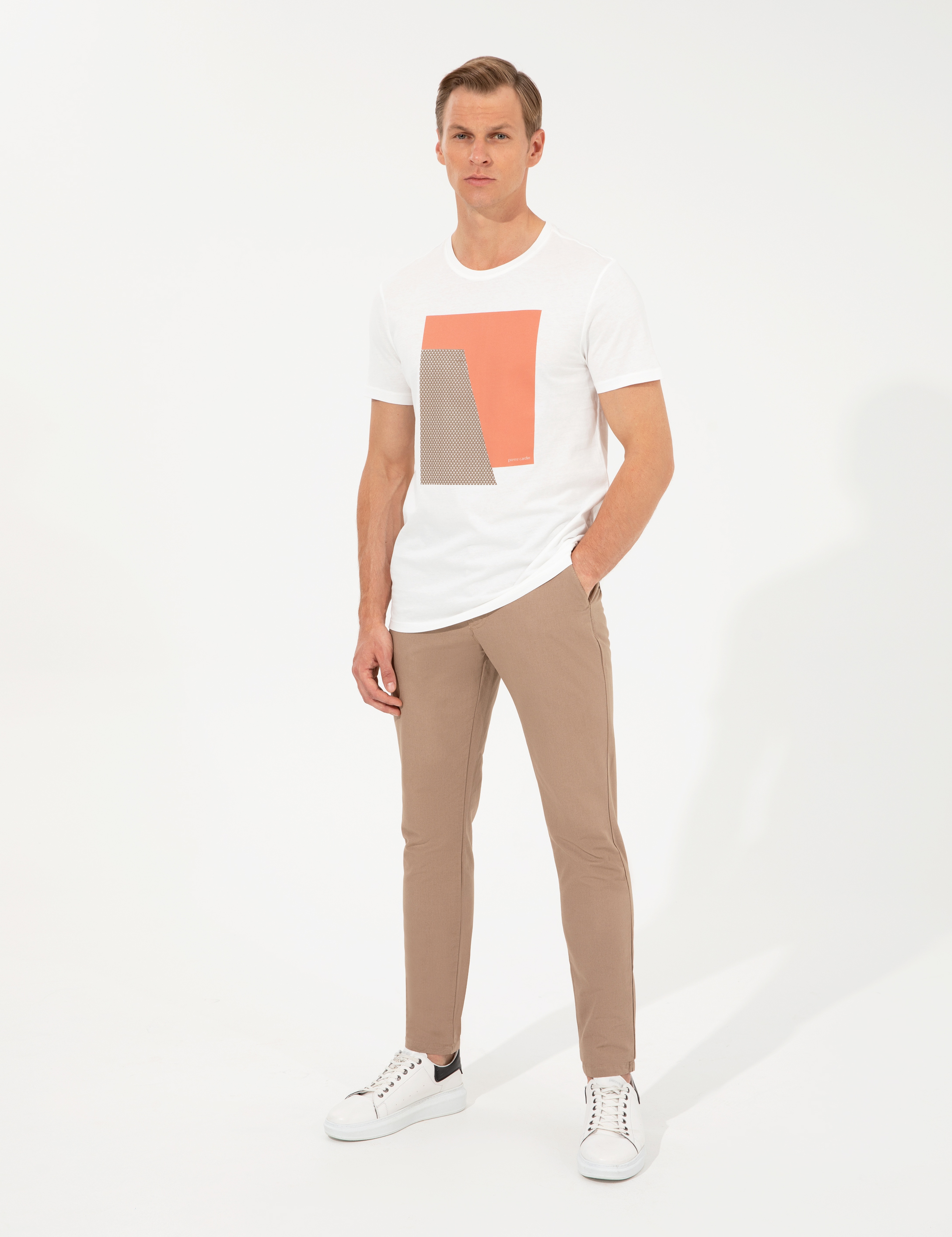 Vizon Slim Fit Kanvas Pantolon - Image 1