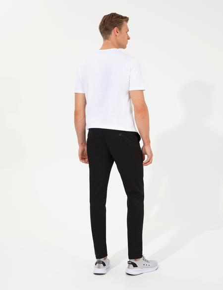 Siyah Slim Fit Kanvas Pantolon - 50259252139