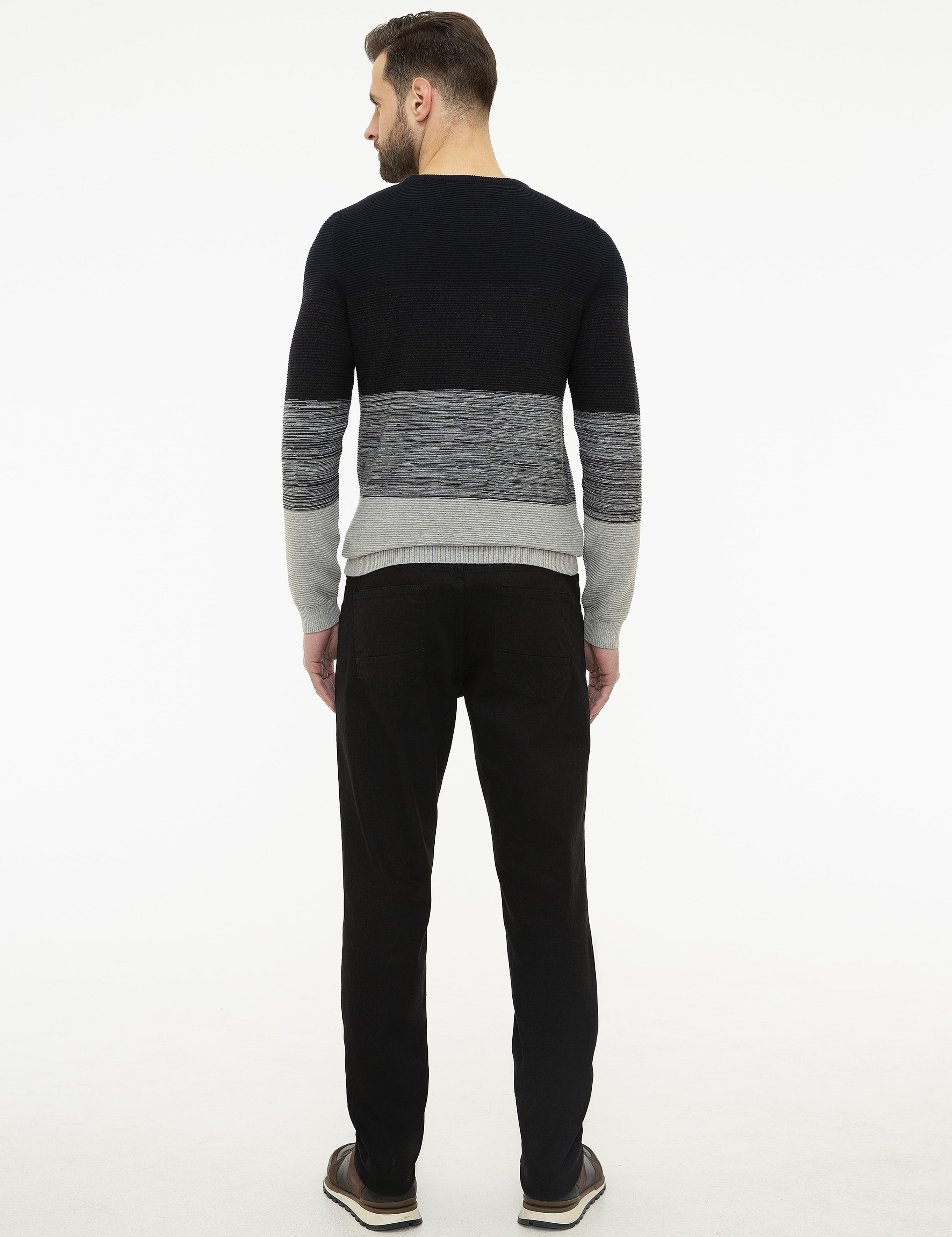 Siyah Slim Fit Denim Pantolon