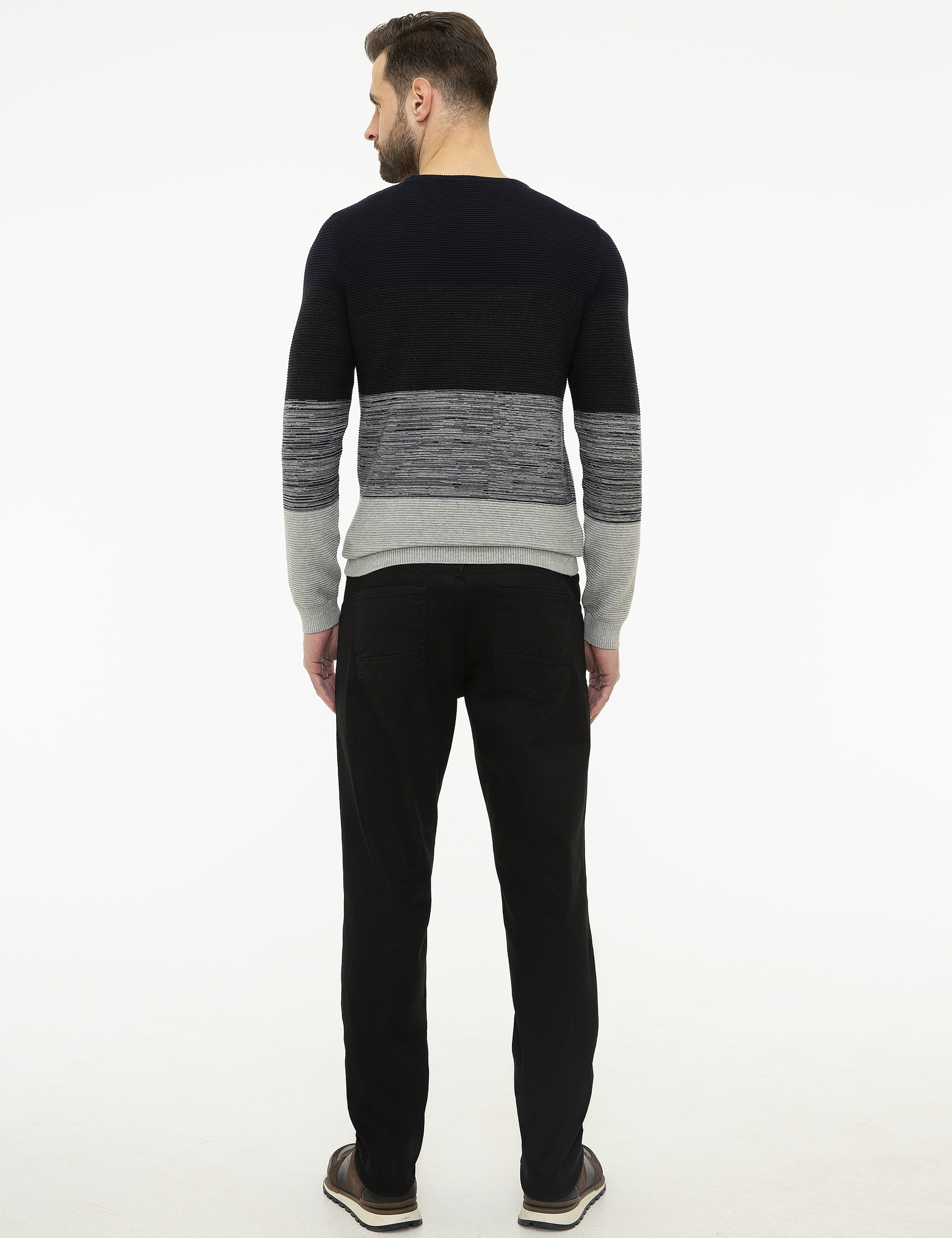 Siyah Slim Fit Denim Pantolon