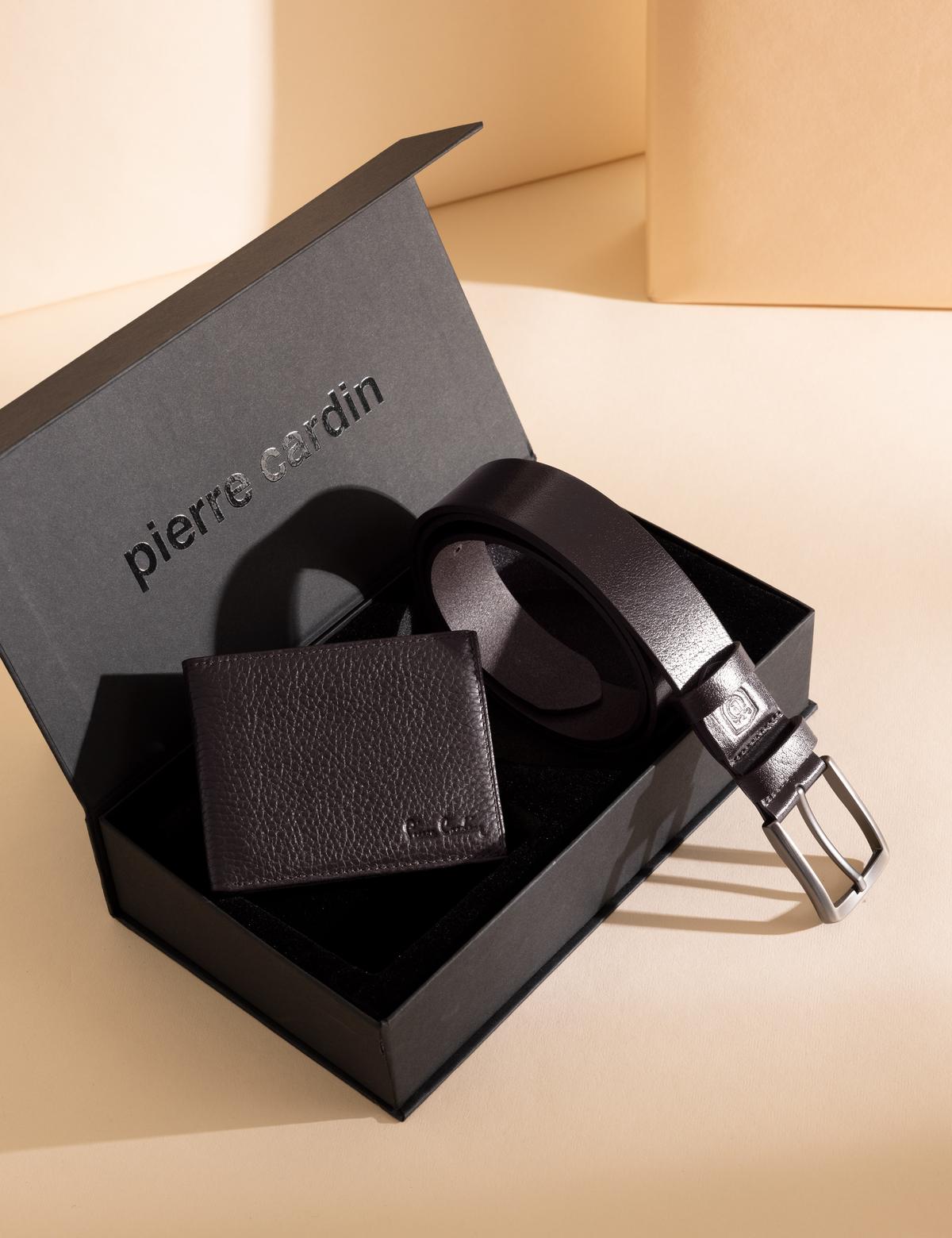 Kahverengi 2'li Kemer Set