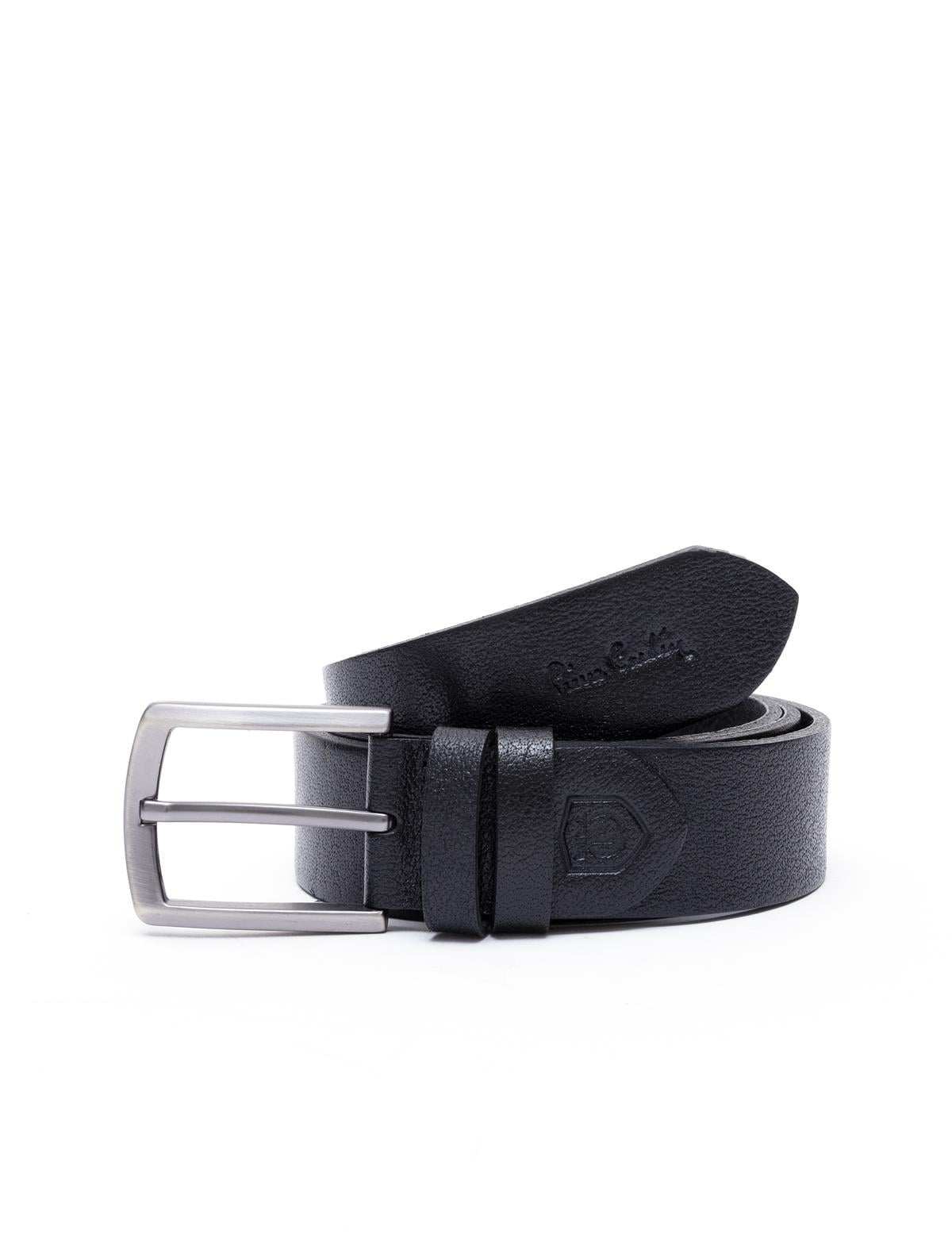 Siyah Cüzdan Kemer Set - 50257451009