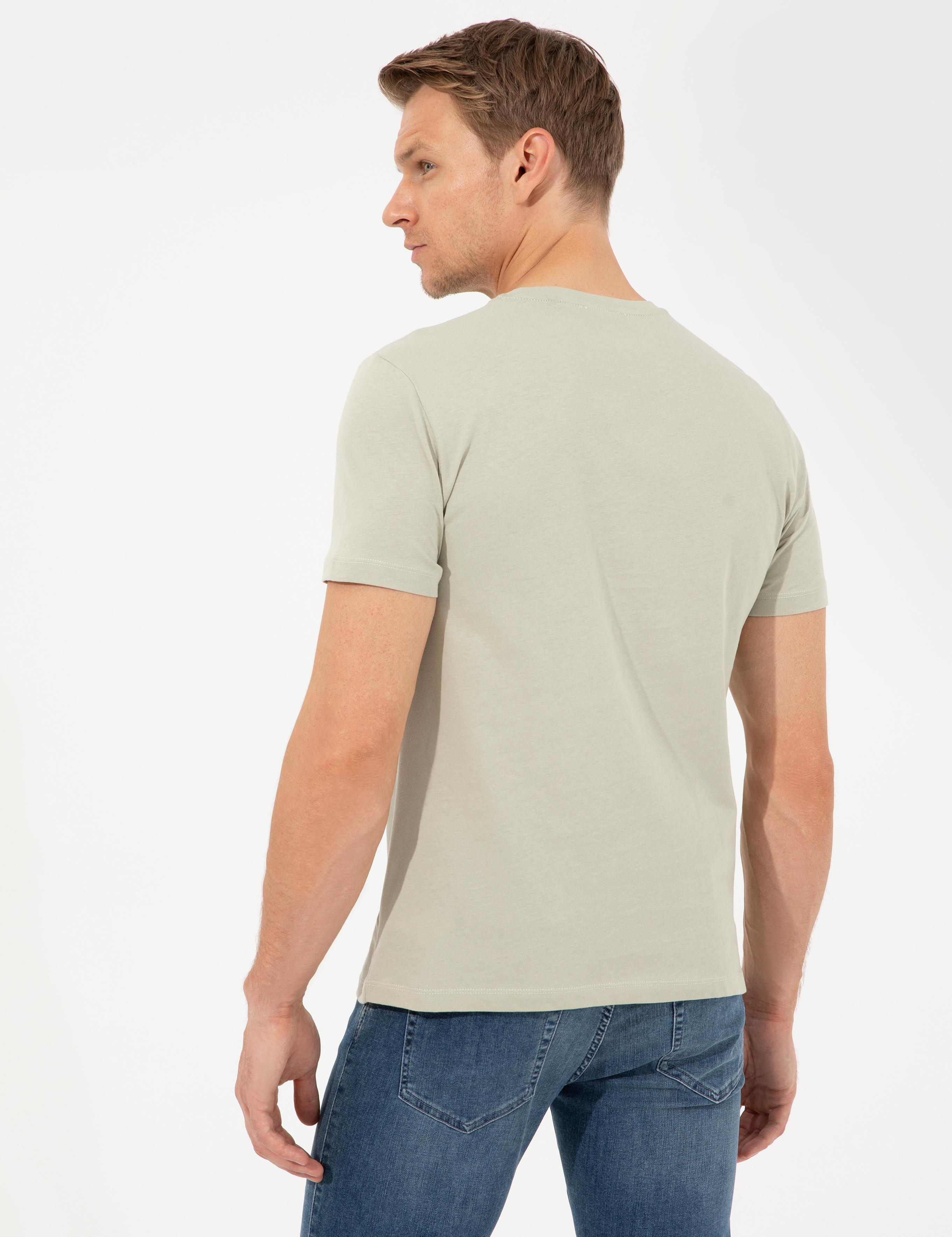 Açık Yeşil Slim Fit Tişört