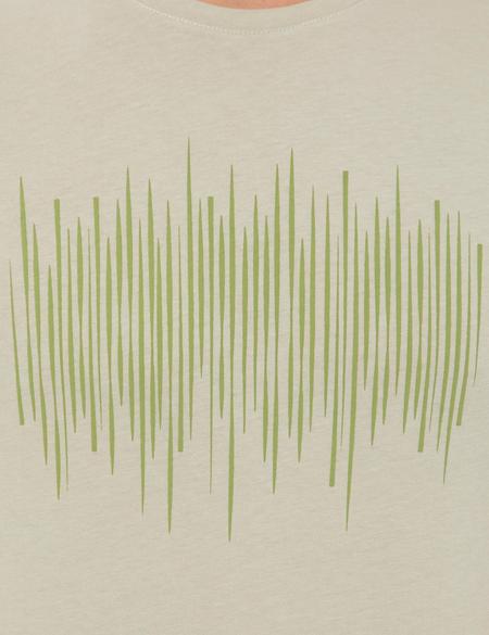 Açık Yeşil Slim Fit Tişört - 50253508004