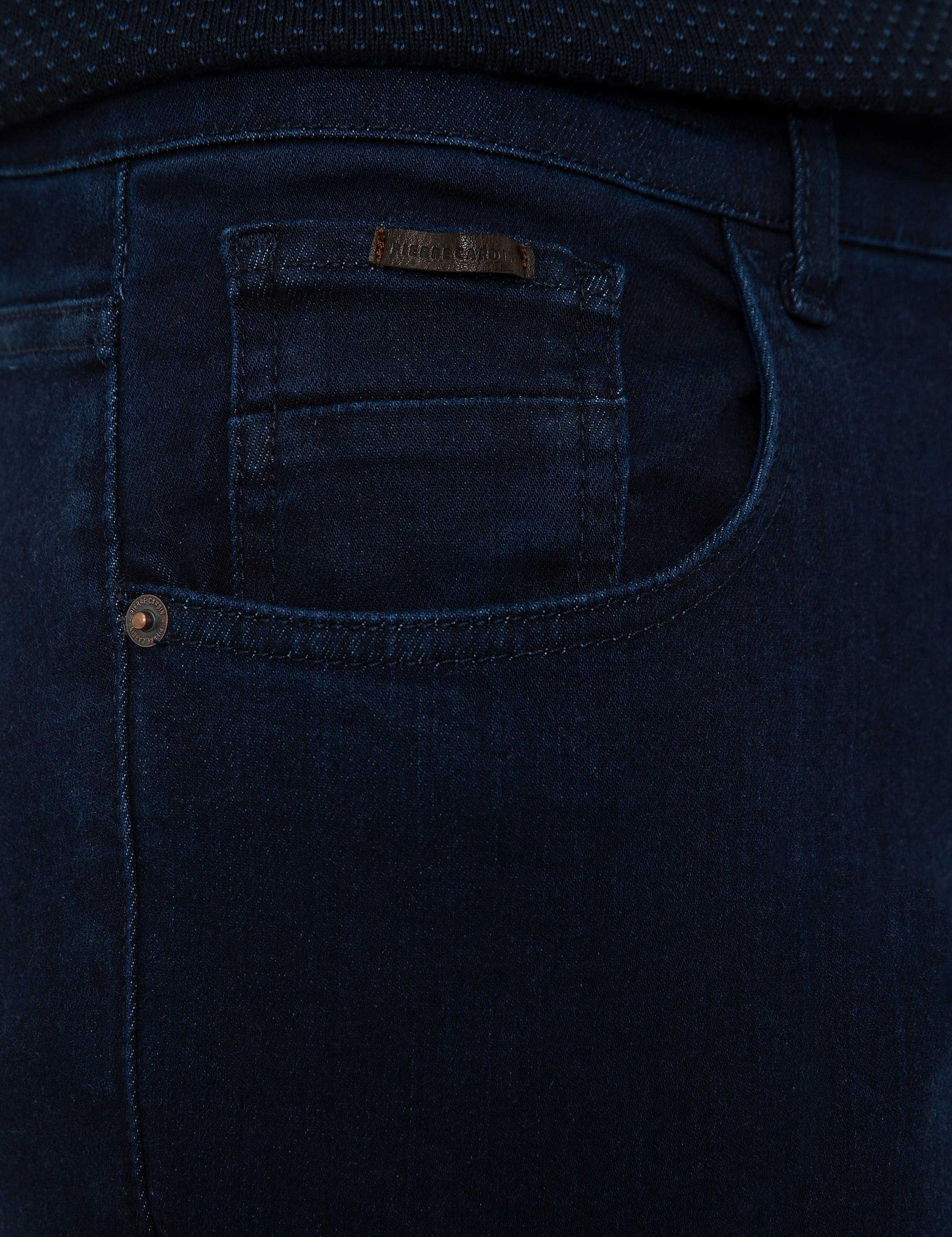 Lacivert Slim Fit Denim Pantolon