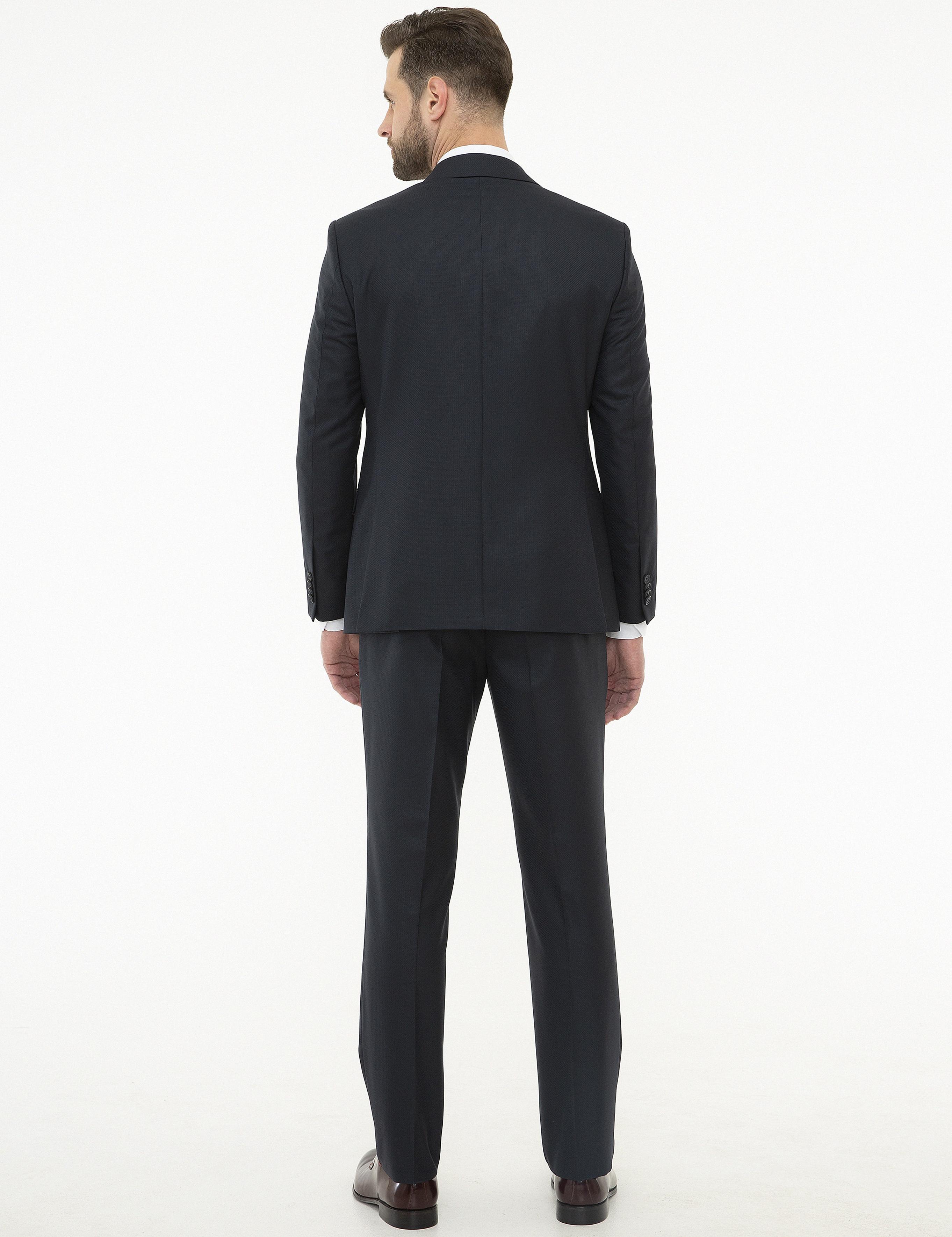 Lacivert Slim Fit Takım Elbise