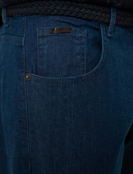 Koyu Mavi Slim Fit Denim Pantolon - 50225911002