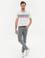 Gri Slim Fit Denim Pantolon