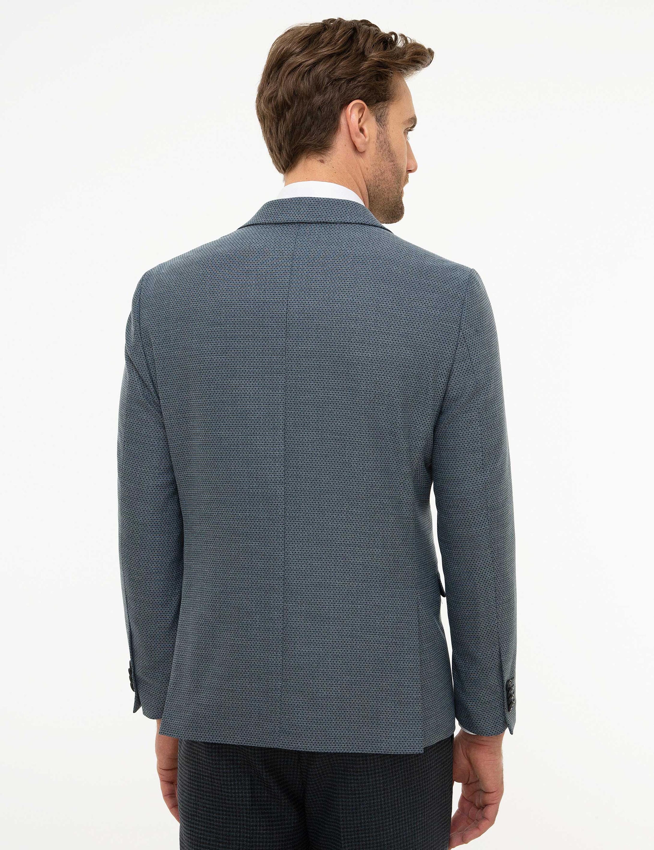 Koyu Mavi Ex. Slim Fit Ceket