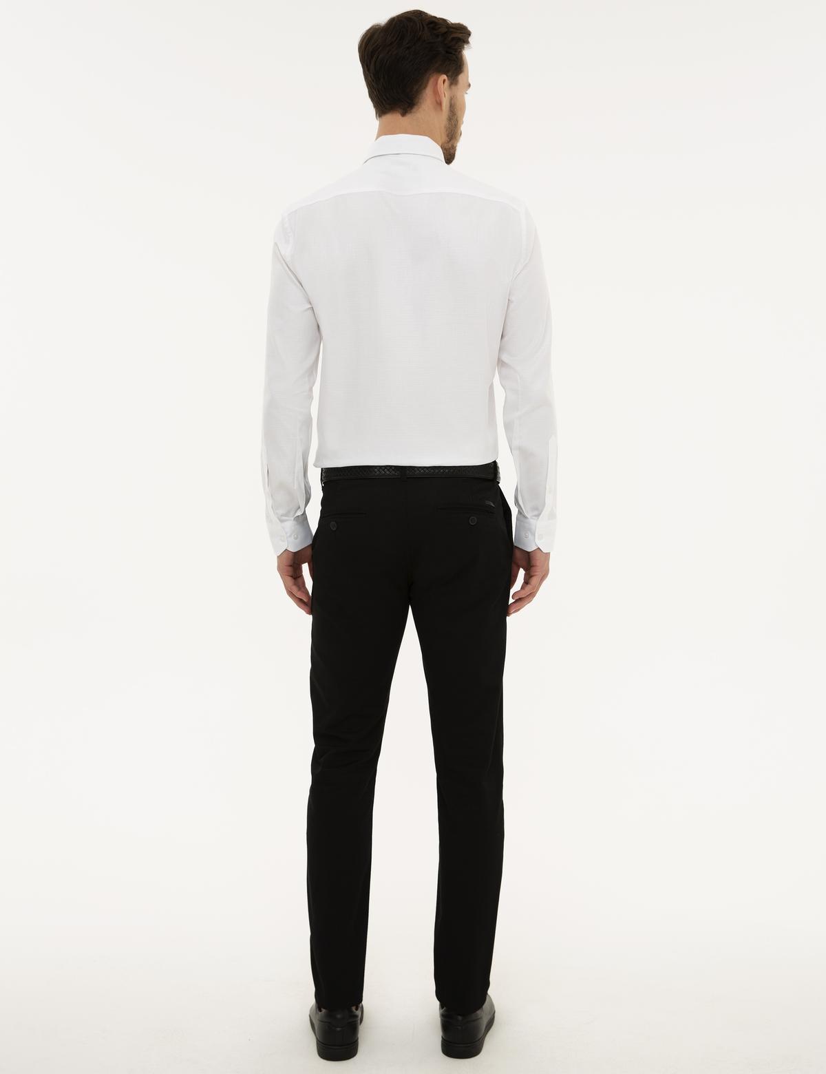 Siyah Slim Fit Chino Pantolon - 50225937033