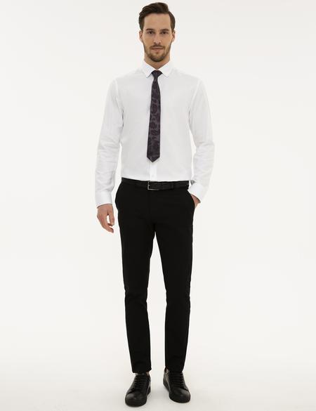Siyah Slim Fit Chino Pantolon - 50225937033