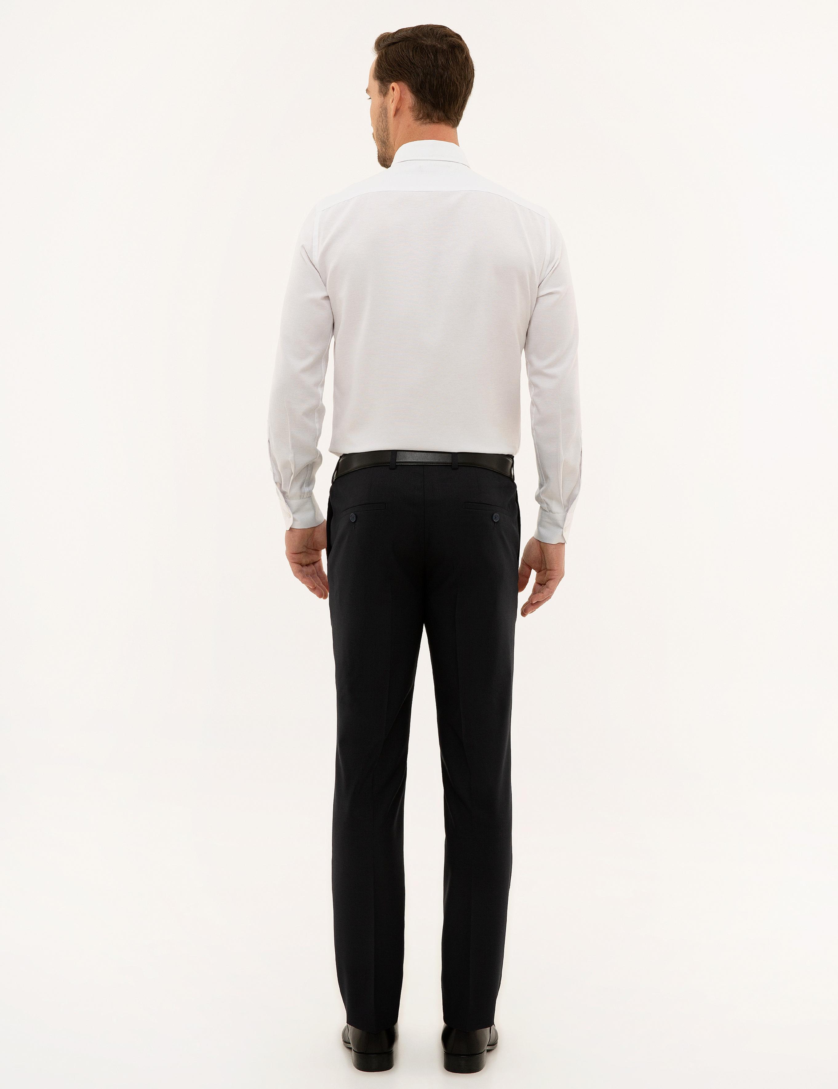 Lacivert Slim Fit Pantolon