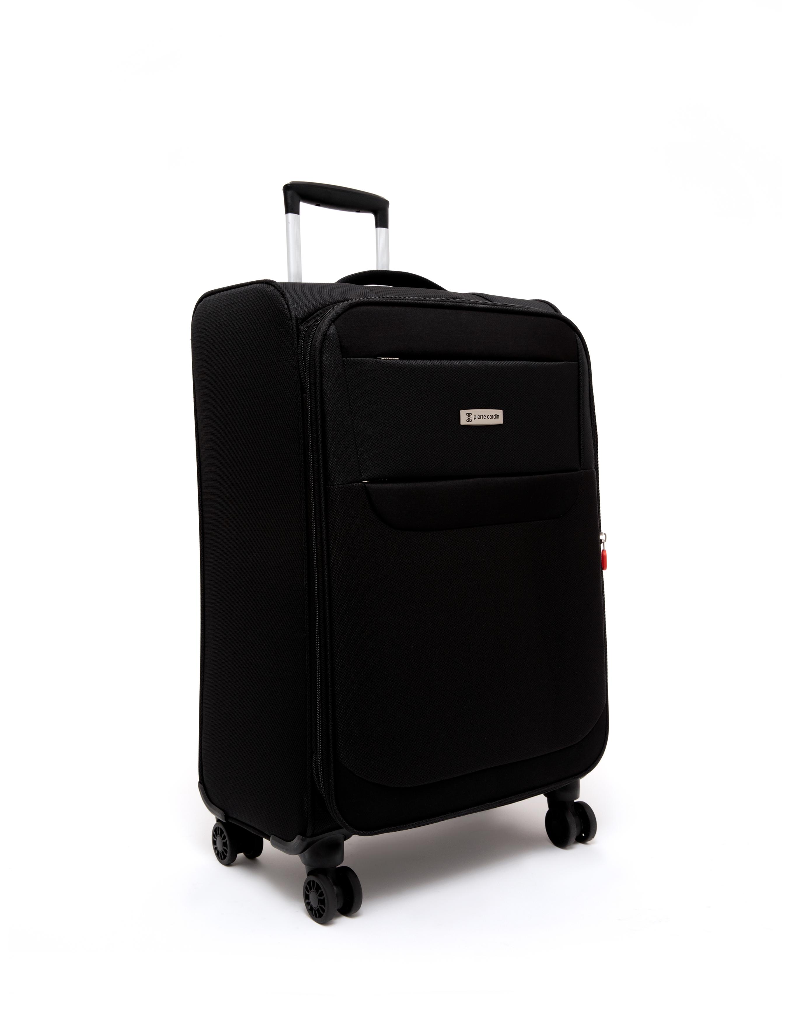 Siyah Orta Boy Kumaş Valiz