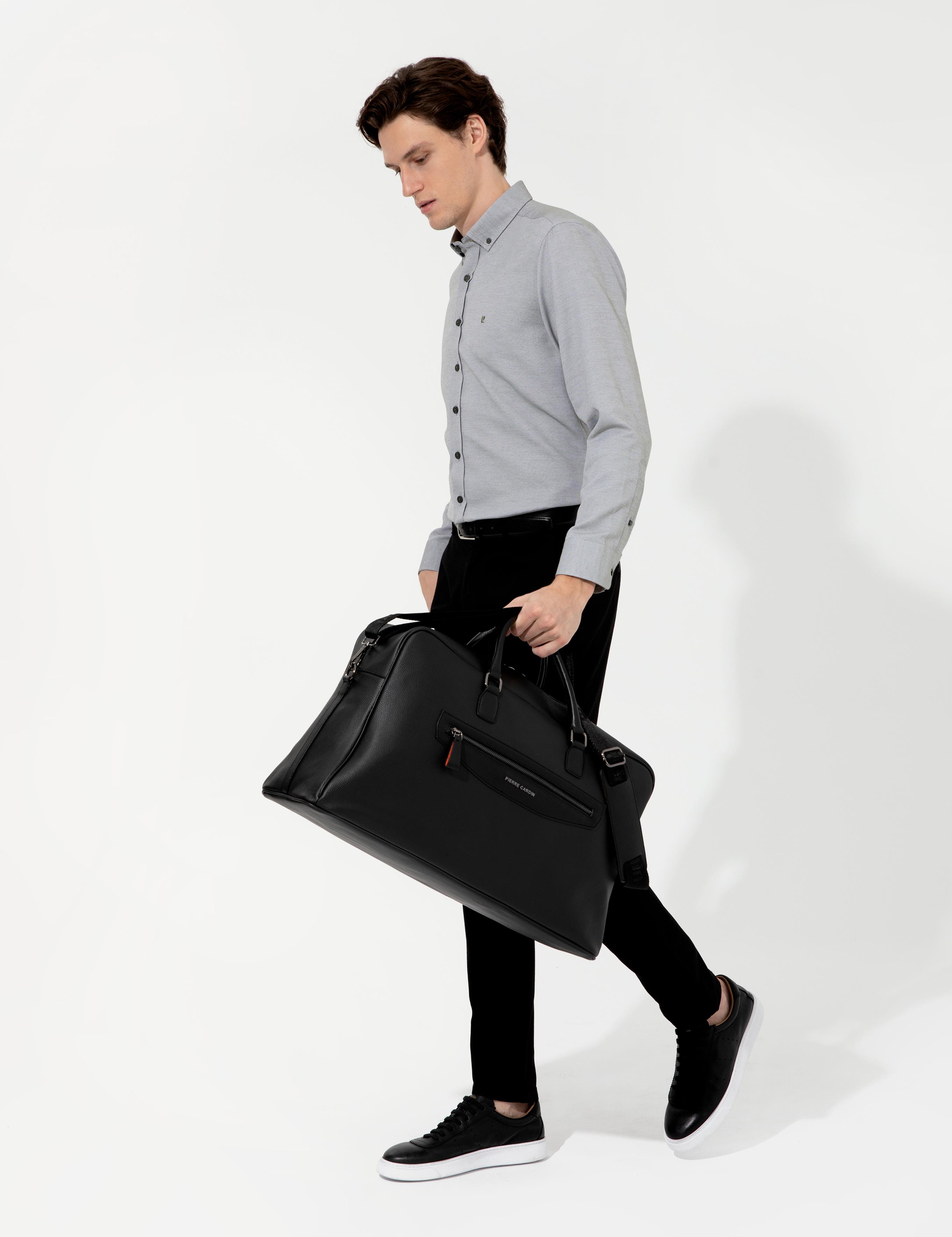 Erkek Siyah Spor Seyahat Çantası