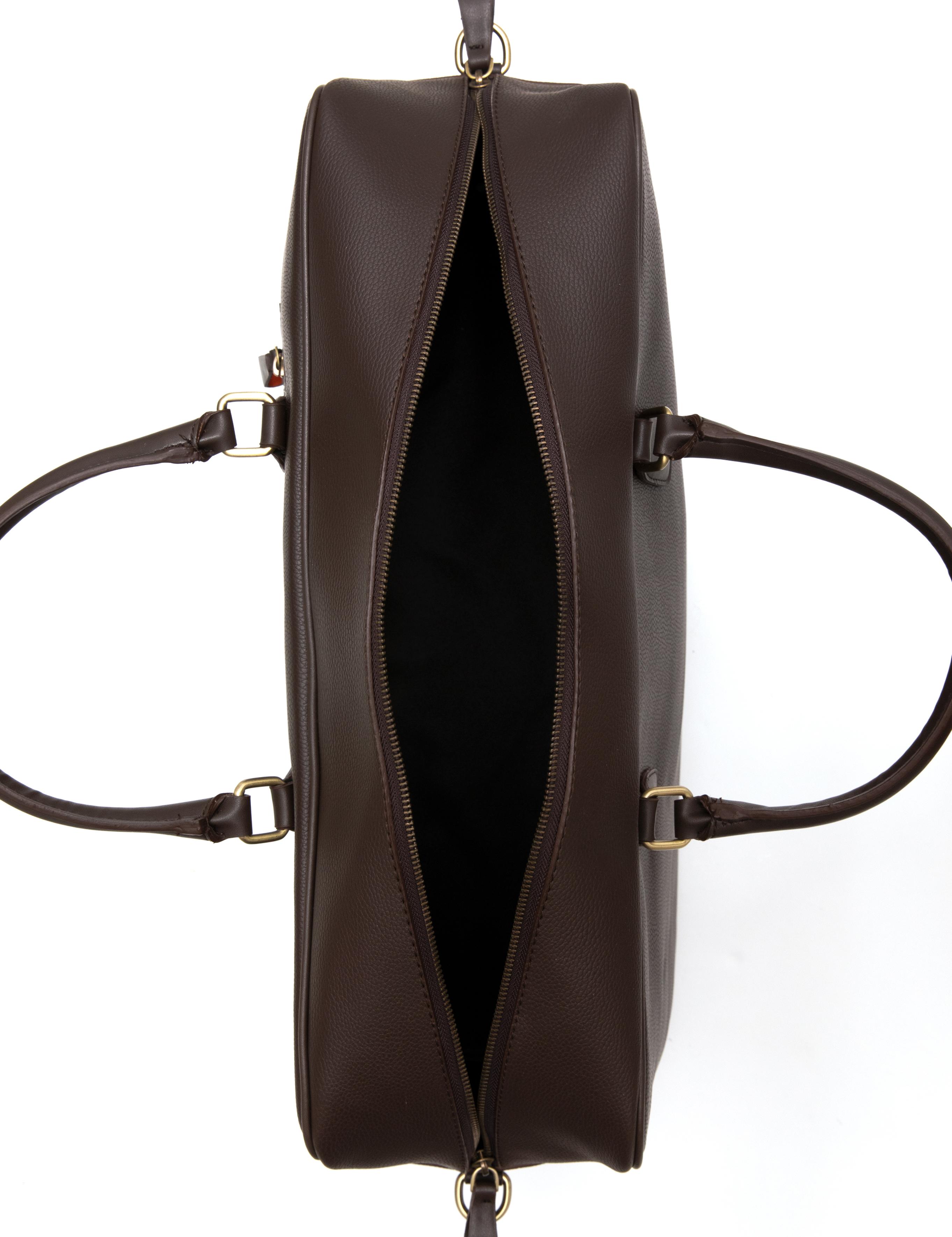 Erkek Kahverengi Spor Seyahat Çantası