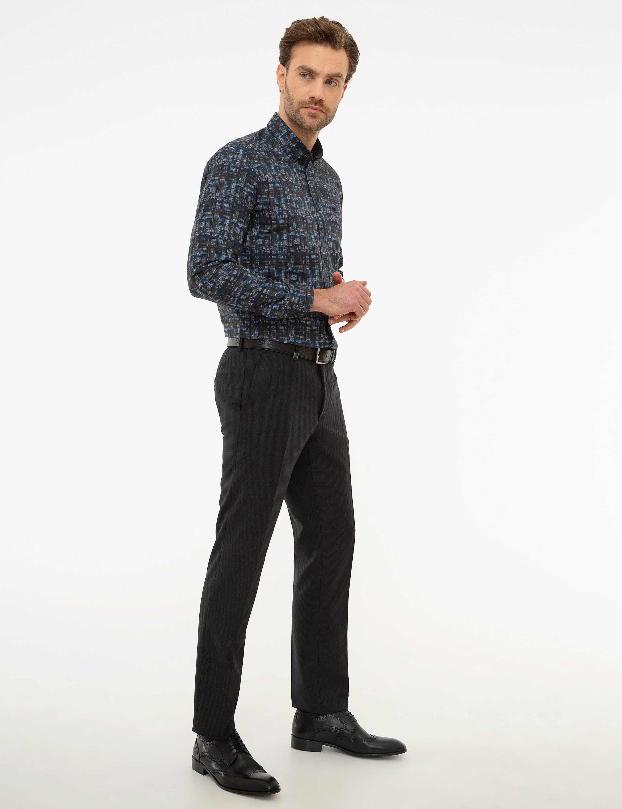 Siyah Slim Fit Pantolon - Image 2
