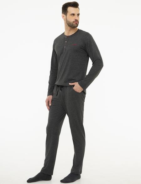 Gri Pijama Takımı - 50224617006