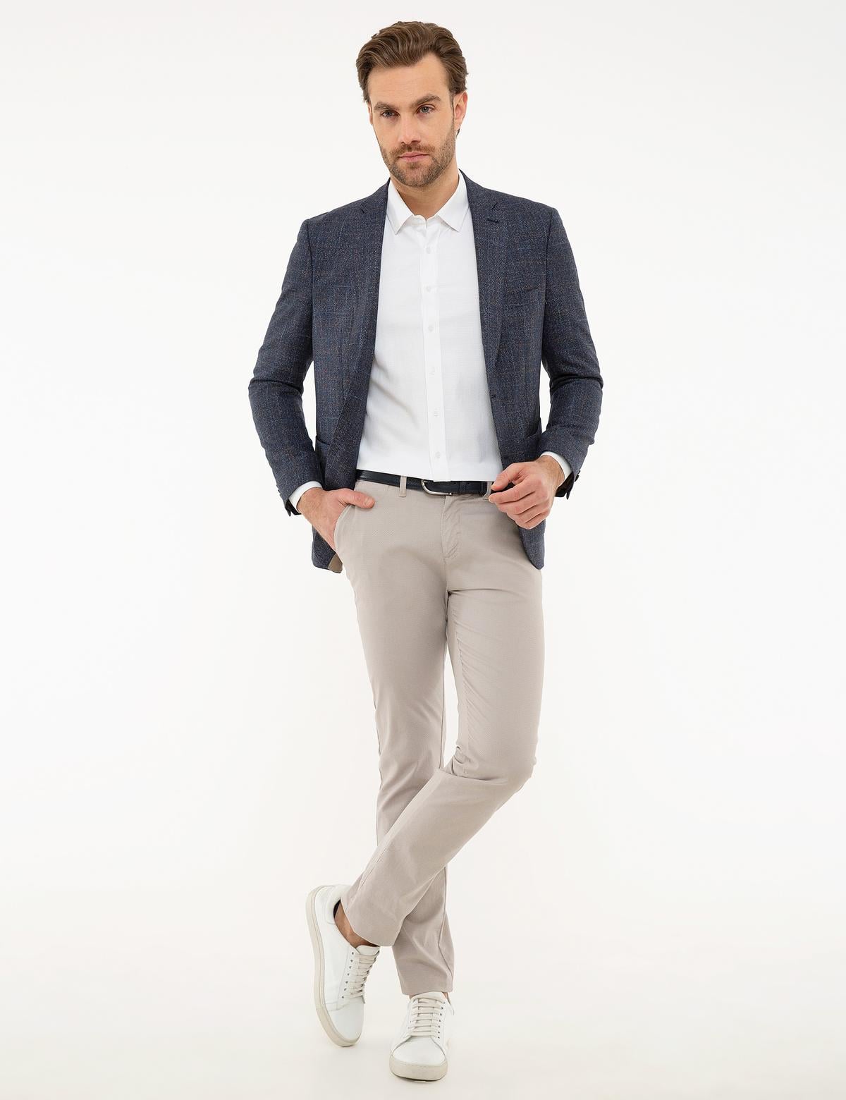 Lacivert Slim Fit Ceket - 50221052005