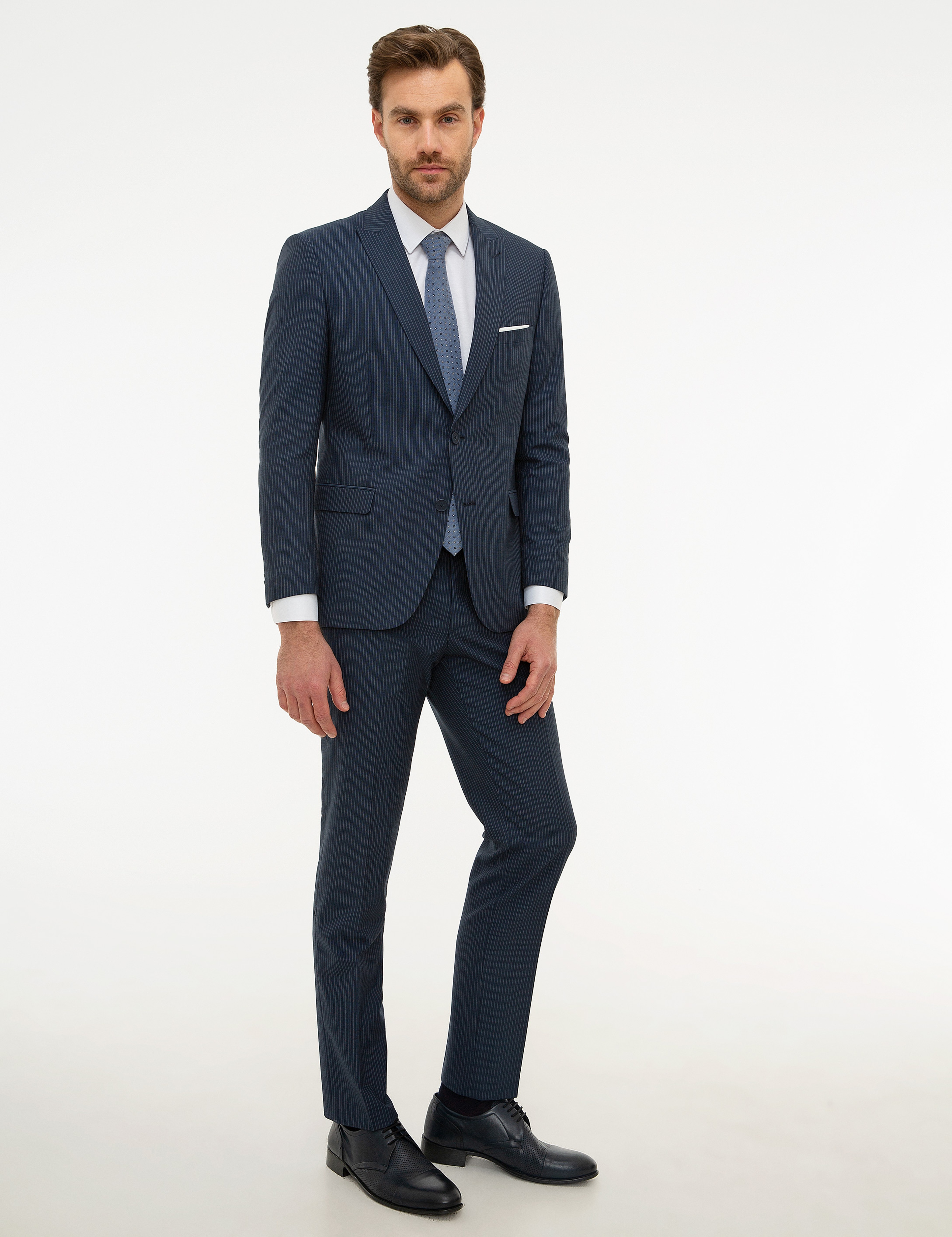 Lacivert Slim Fit Takım Elbise