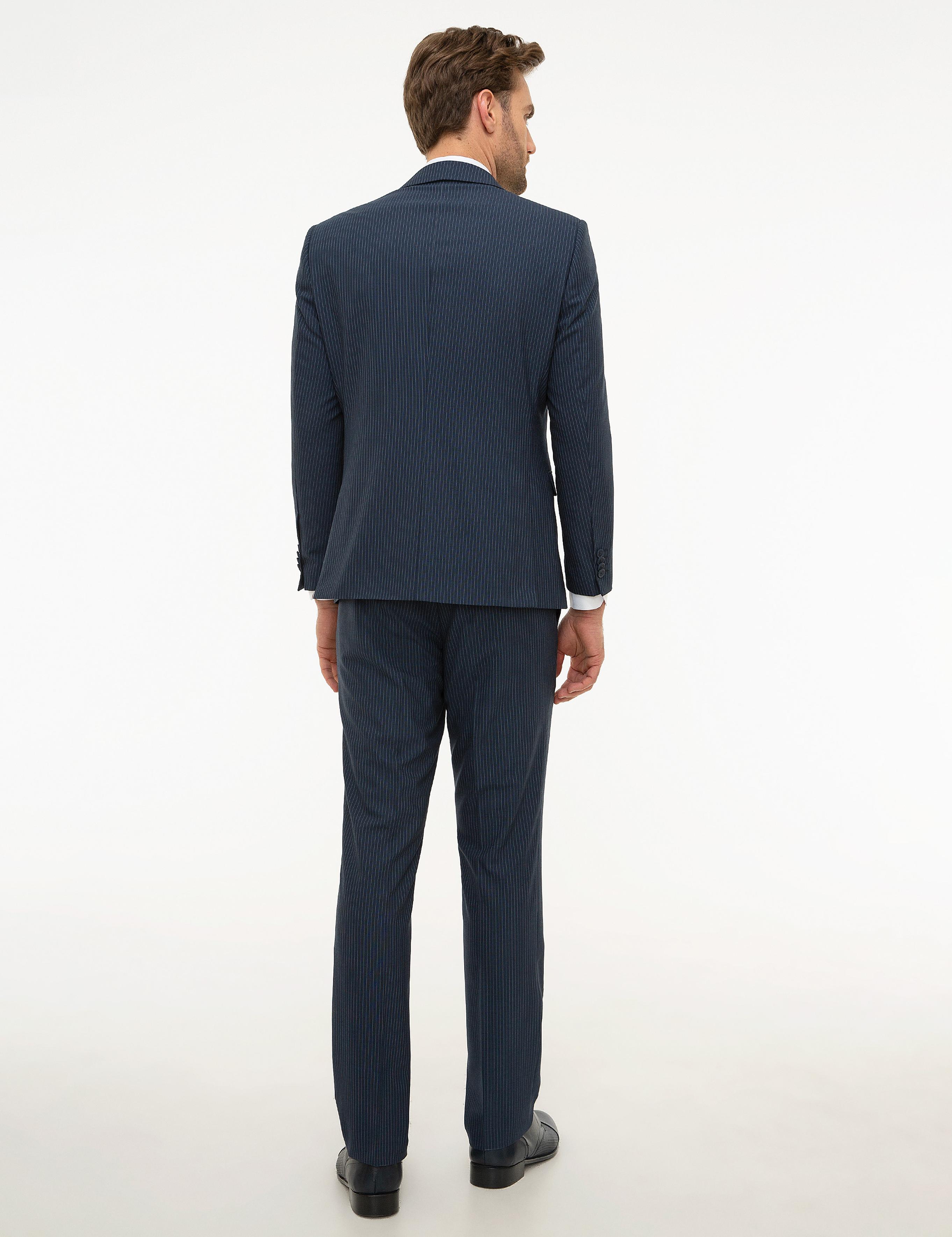 Lacivert Slim Fit Takım Elbise