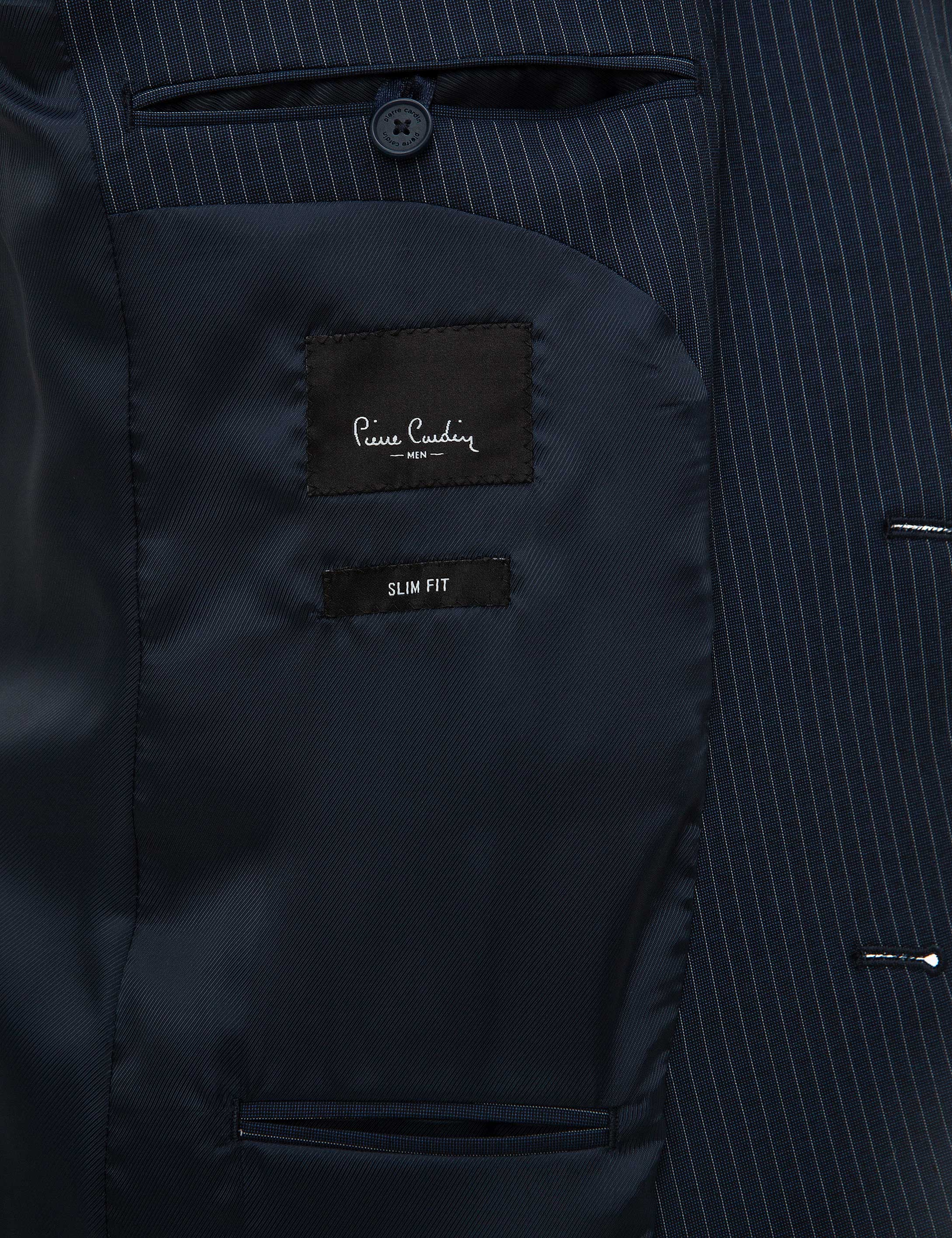 Lacivert Slim Fit Takım Elbise - Image 6