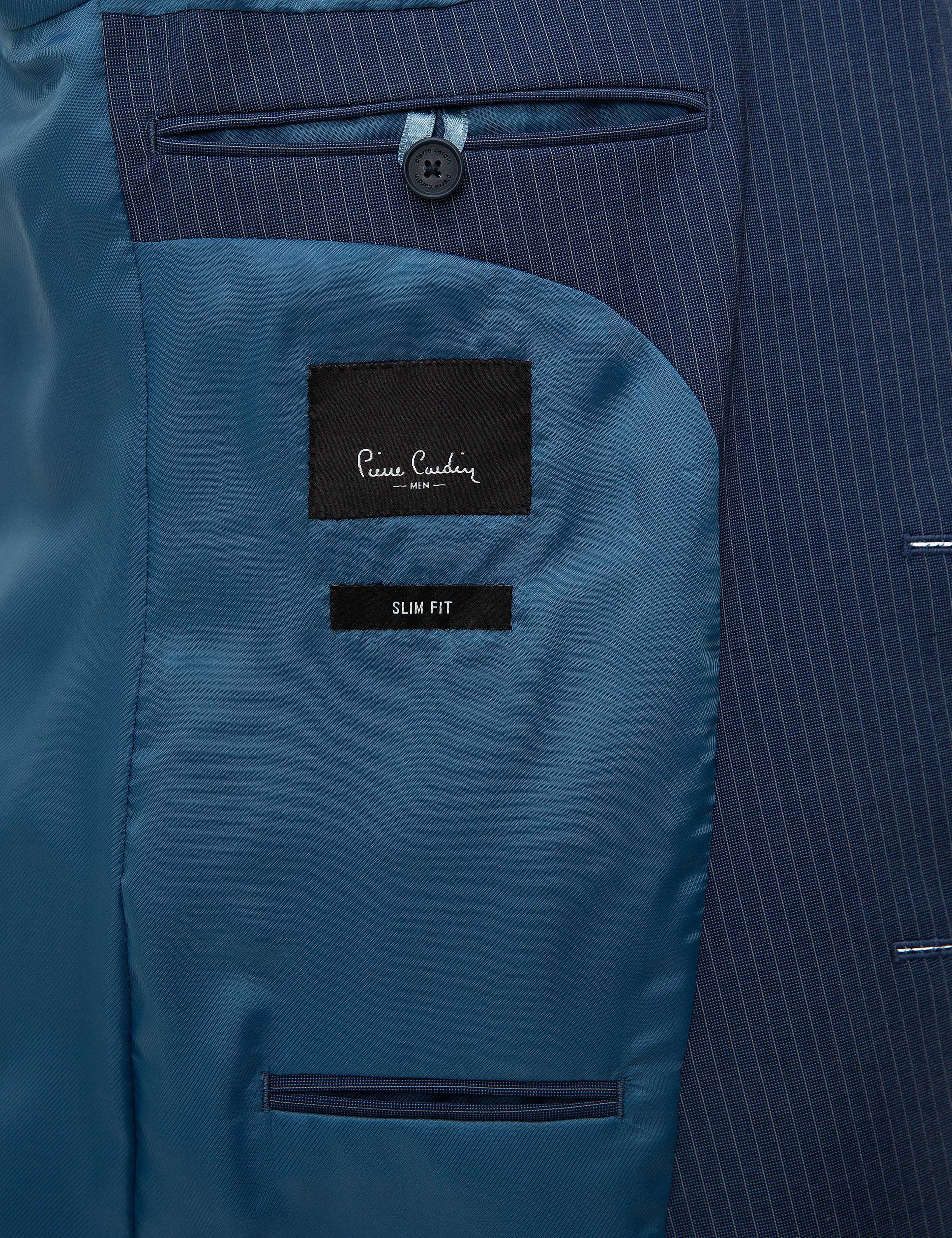 Koyu Mavi Slim Fit Takım Elbise