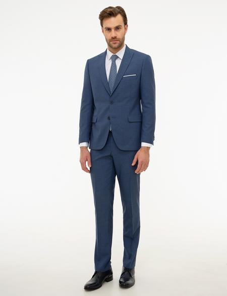 Koyu Mavi Slim Fit Takım Elbise - 50220553041