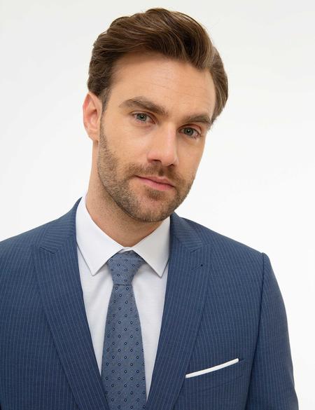 Koyu Mavi Slim Fit Takım Elbise - 50220553041