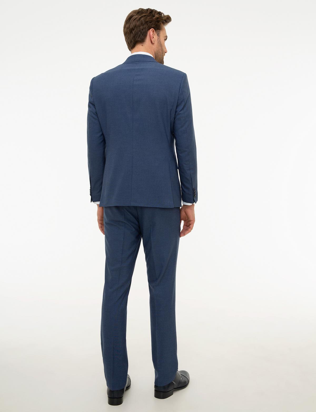 Koyu Mavi Slim Fit Takım Elbise - 50220553041